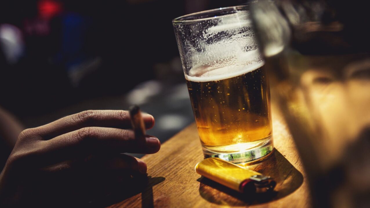 Smoking and alcohol as the causes of hypertension